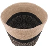 Vazonų rinkinys 2 pcs Natūrali ir juoda Ø 28 x 28 cm