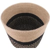 Vazonų rinkinys 2 pcs Natūrali ir juoda Ø 21 x 21 cm
