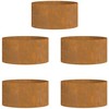 Vazonų žiedas 5 pcs Ruda 40 x 40 x 20 cm