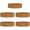 Vazonų žiedas 5 pcs Ruda 80 x 80 x 20 cm