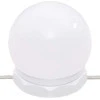 Veidrodinė spintelė su LED, dūminio ąžuolo, 76x15x55cm