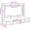 Veidrodinė spintelė su LED lemputėmis, ąžuolo spalvos, 90x31,5x62 cm