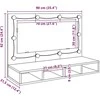 veidrodinė spintelė su LED Old Wood 90x31,5x62 cm