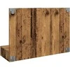 veidrodinė spintelė su LED Old Wood 90x31,5x62 cm