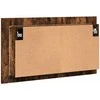 Veidrodinė vonios spintelė su LED, dūminė, 80x12x45cm, akrilas