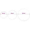 Veidrodinis kamuolys 3 pcs Ø 20 cm Nerūdijantis plienas 201