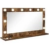 Kosmetinis veidrodis Rūkyta ąžuolas 80 x 45 x 18 cm