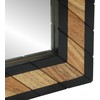 Sieninis veidrodis Stačiakampio Juoda ir Ruda 50 x 2 x 90 cm