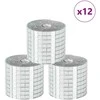Veidrodis mozaikos plytelė 12 pcs Sidabro 100 x 4 cm Stiklas