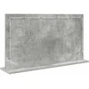Kosmetinis veidrodis Betono pilka 80 x 45 x 18 cm Stačiakampio