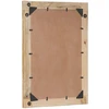 Veidrodis su veidrodžiu Ruda ir juoda 70 x 50 x 3 cm Stiklas