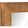 sieninis veidrodis 70 x 50 cm Apdirbta mediena ir stiklas