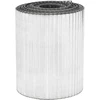 vidaxl Vejo kraštas 10 m x 15 cm Galvanizuotas plienas Sidabrinė