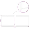 Vejo kraštas 10 m x 25 cm Galvanizuotas plienas Sidabrinė