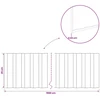 Vejo kraštas 10 m x 25 cm Galvanizuotas plienas Sidabrinė