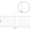 Vejo kraštas 10 m x 30 cm Galvanizuotas plienas Sidabrinė