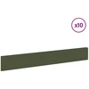 Vejo kraštas 10 pcs 100 x 15 cm Plienas Alyvuogių žalia