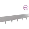 Vejo kraštas 10 pcs 100 x 20 cm Plienas Sidabrinė