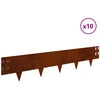 Vejo kraštas 10 pcs 100 x 20 cm Plienas Rūdijanti