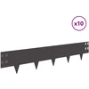 Vejo kraštas 10 pcs 100 x 20 cm Plienas Juoda