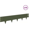 Vejo kraštas 10 pcs 100 x 20 cm Plienas Alyvuogių žalia
