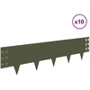 Vejo kraštas 10 pcs 100 x 25 cm Plienas Alyvuogių žalia