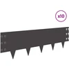 Vejo kraštas 10 pcs 100 x 30 cm Plienas Juoda