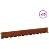 Vejo kraštas 10 pcs 102 x 10 x 4 cm Plienas Rūdijanti