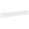 Vejo kraštas 10 pcs 102 x 15 x 4 cm Plienas Balta