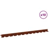 Vejo kraštas 10 pcs 102 x 4 x 4 cm Plienas Rūdijanti