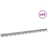 Vejo kraštas 10 pcs 102 x 4 x 4 cm Plienas Sidabrinė