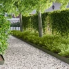 Vejo kraštas 10 pcs 103 x 15 cm metalas Alyvuogių žalia