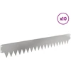 Vejo kraštas 10 pcs 103 x 15 cm metalas Sidabrinė