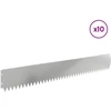 Vejo kraštas 10 pcs 103 x 15 cm Plienas Sidabrinė