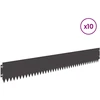 Vejo kraštas 10 pcs 103 x 15 cm Plienas Juoda
