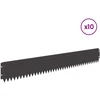 Vejo kraštas 10 pcs 103 x 15 cm Plienas Juoda