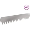 Vejo kraštas 10 pcs 103 x 20 cm metalas Sidabrinė