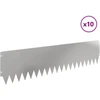 Vejo kraštas 10 pcs 103 x 25 cm Plienas Sidabrinė