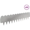 Vejo kraštas 10 pcs 103 x 25 cm Plienas Sidabrinė