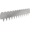 Vejo kraštas 10 pcs 103 x 25 cm Plienas Sidabrinė
