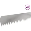 Vejo kraštas 10 pcs 103 x 25 cm Plienas Sidabrinė