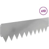 Vejo kraštas 10 pcs 103 x 30 cm metalas Sidabrinė