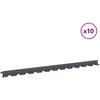 Vejo kraštas 10 vnt. 102 x 4 x 4 cm Plienas Antracito