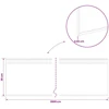 Vejo kraštas 20 m x 20 cm Galvanizuotas plienas Sidabrinė