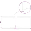 Vejo kraštas 20 m x 25 cm Galvanizuotas plienas Sidabrinė