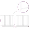Vejo kraštas 20 m x 25 cm Galvanizuotas plienas Sidabrinė