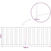 Vejo kraštas 20 m x 30 cm Galvanizuotas plienas Sidabrinė