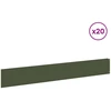 Vejo kraštas 20 pcs 100 x 15 cm Plienas Alyvuogių žalia