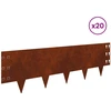 Vejo kraštas 20 pcs 100 x 30 cm Plienas Rūdijanti