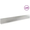 Vejo kraštas 20 pcs 103 x 15 cm Plienas Sidabrinė